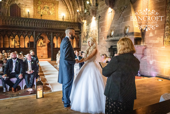 Scott & Gemma Peckforton Castle Wedding 00297