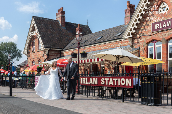 Andrew & Sacha - Irlam Station Black Swan Wedding 00476