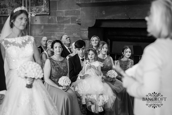 Pete & Mel Peckforton Castle Wedding  00388