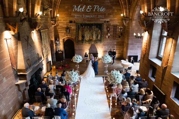 Pete & Mel Peckforton Castle Wedding  00400