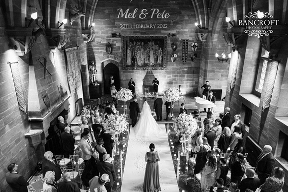 Pete & Mel Peckforton Castle Wedding  00363