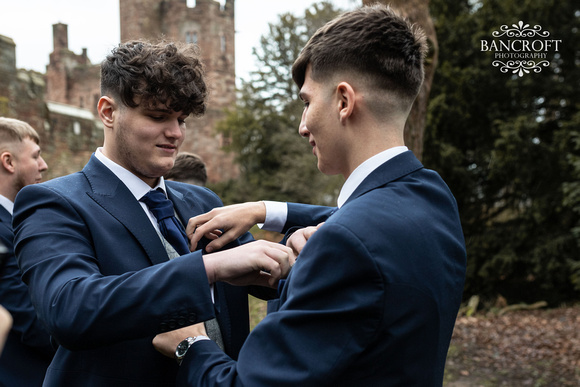 Pete & Mel Peckforton Castle Wedding  00115