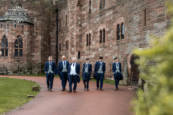 Pete & Mel Peckforton Castle Wedding  00076