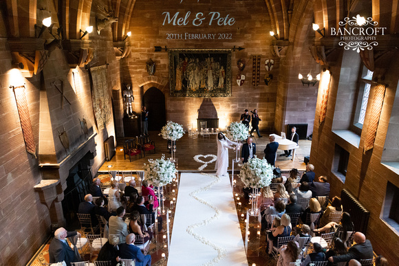 Pete & Mel Peckforton Castle Wedding  00289