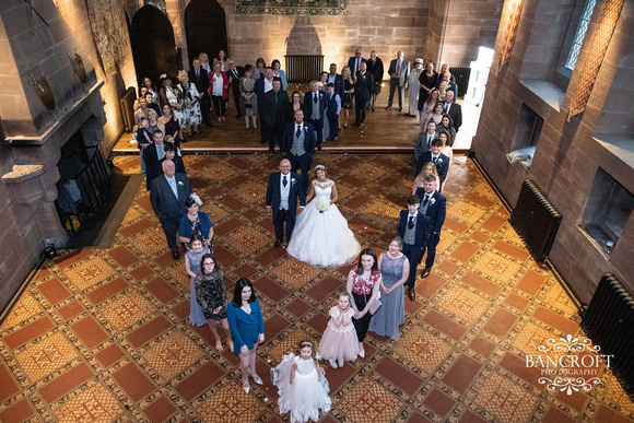 Pete & Mel Peckforton Castle Wedding  00687