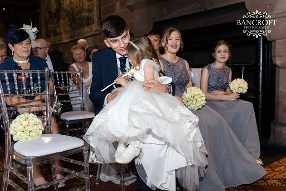 Pete & Mel Peckforton Castle Wedding  00473