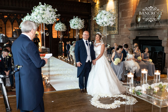 Pete & Mel Peckforton Castle Wedding  00420